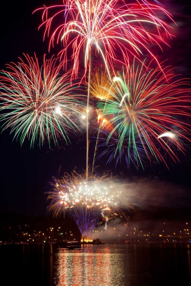 Art Print: Poulsbo Fireworks II