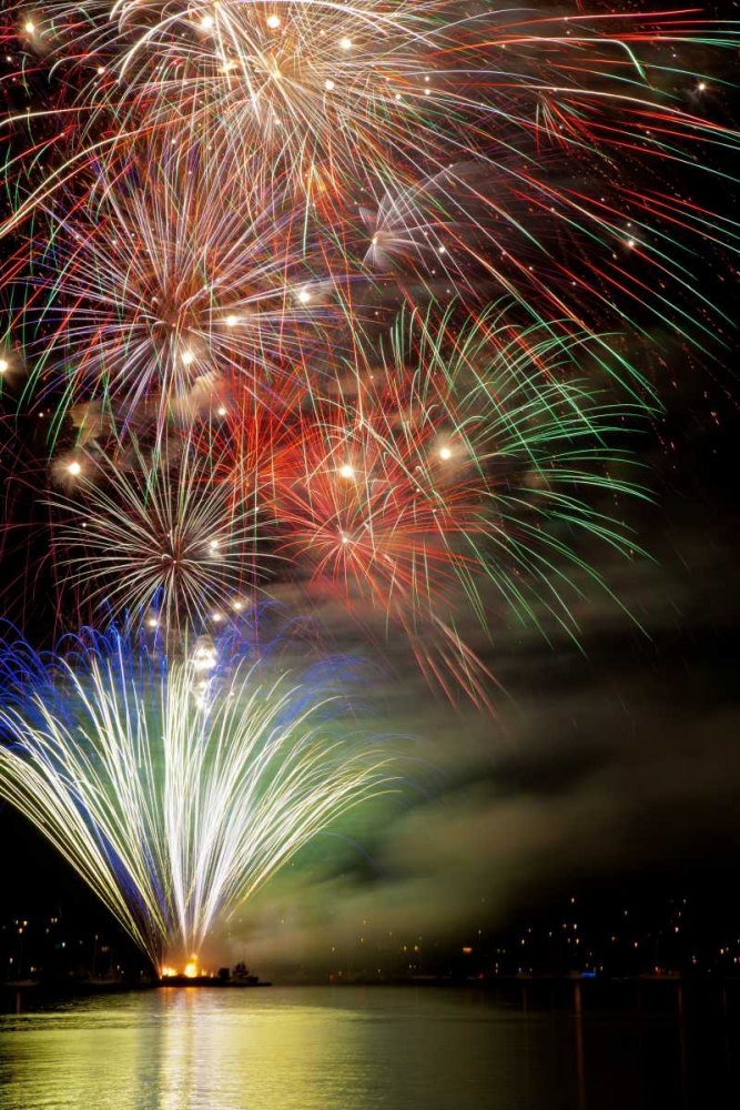 Art Print: Poulsbo Fireworks III