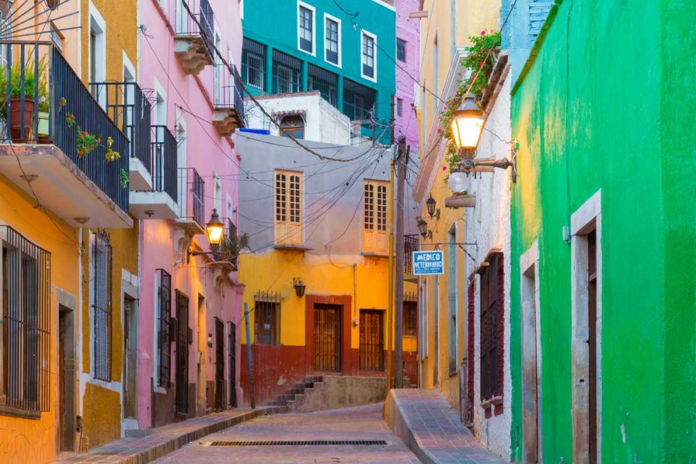 Art Print: Colorful Street II