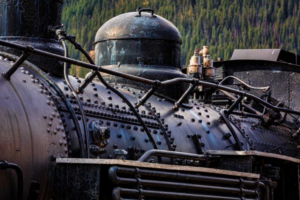 Wall art: Historic Locomotive II, by Mahan, Kathy