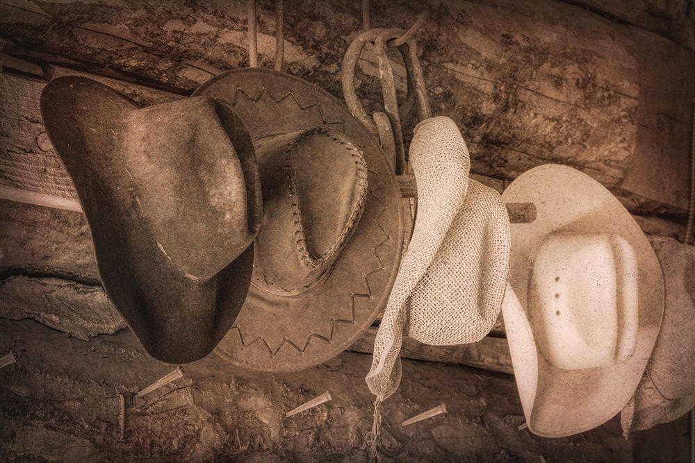 Art Print: Cowboy Hats