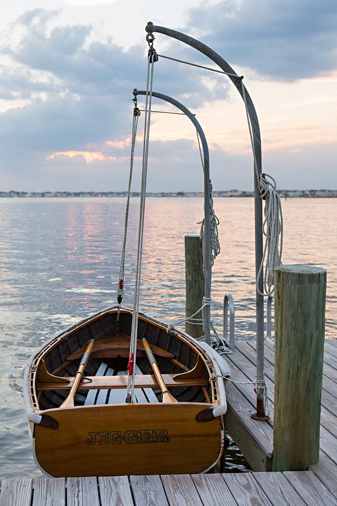 Wall art: Boat and Oars, by Millet, Karyn
