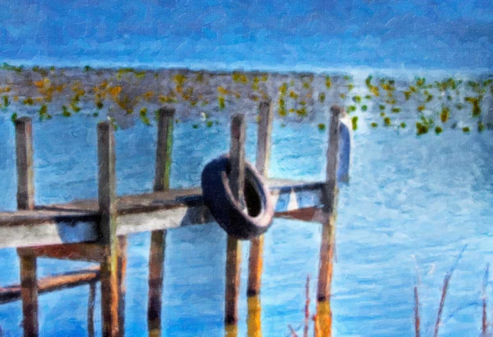 Wall Art Painting id:2508, Name: Boat Dock Pastel, Artist: McNemar, C. Thomas
