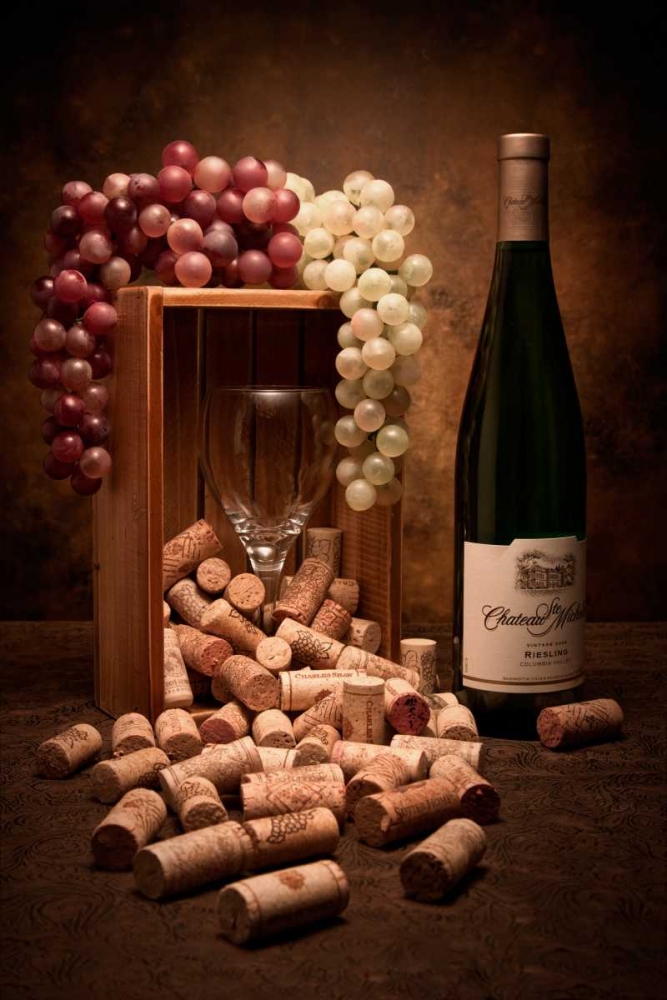 Wall art: Wine Corks Still Life II, by McNemar, C. Thomas