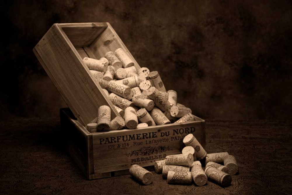 Wall art: Wine Corks Still Life I, by McNemar, C. Thomas