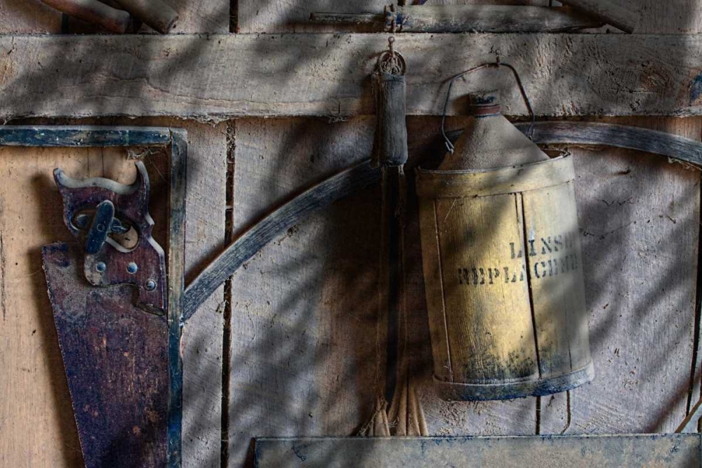 Wall Art Painting id:2538, Name: Out in the Barn I, Artist: McNemar, C. Thomas