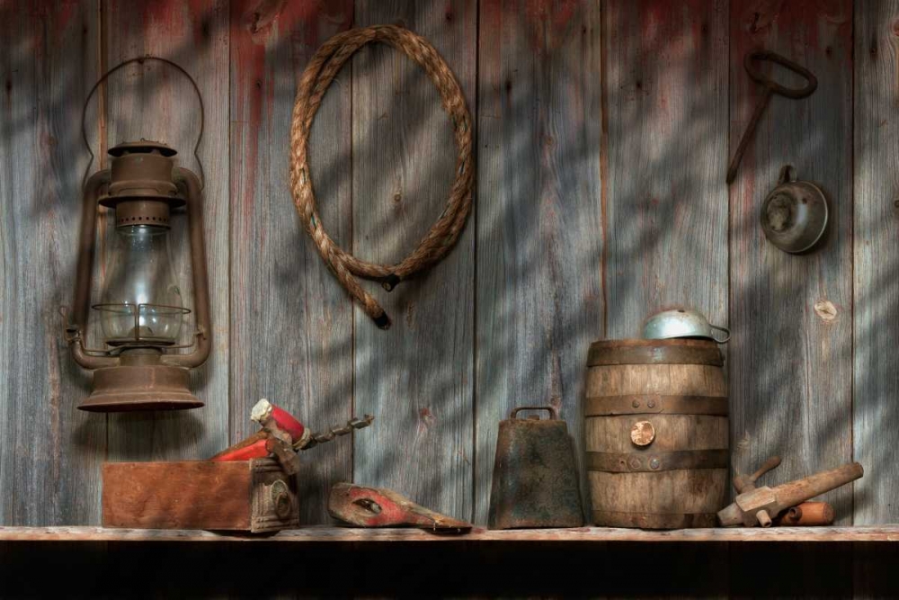 Wall Art Painting id:2539, Name: Out in the Barn II, Artist: McNemar, C. Thomas