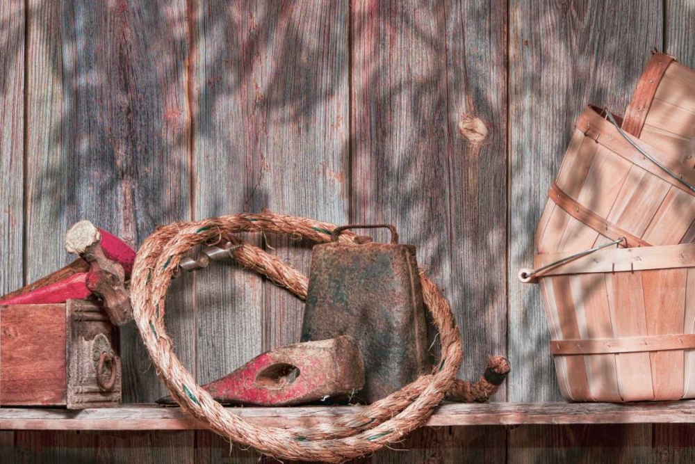 Wall Art Painting id:2541, Name: Out in the Barn IV, Artist: McNemar, C. Thomas