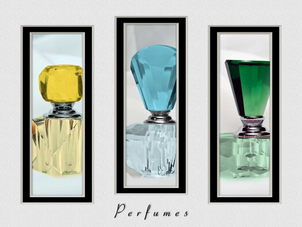 Wall art: Perfume Triptych IV, by McNemar, C. Thomas