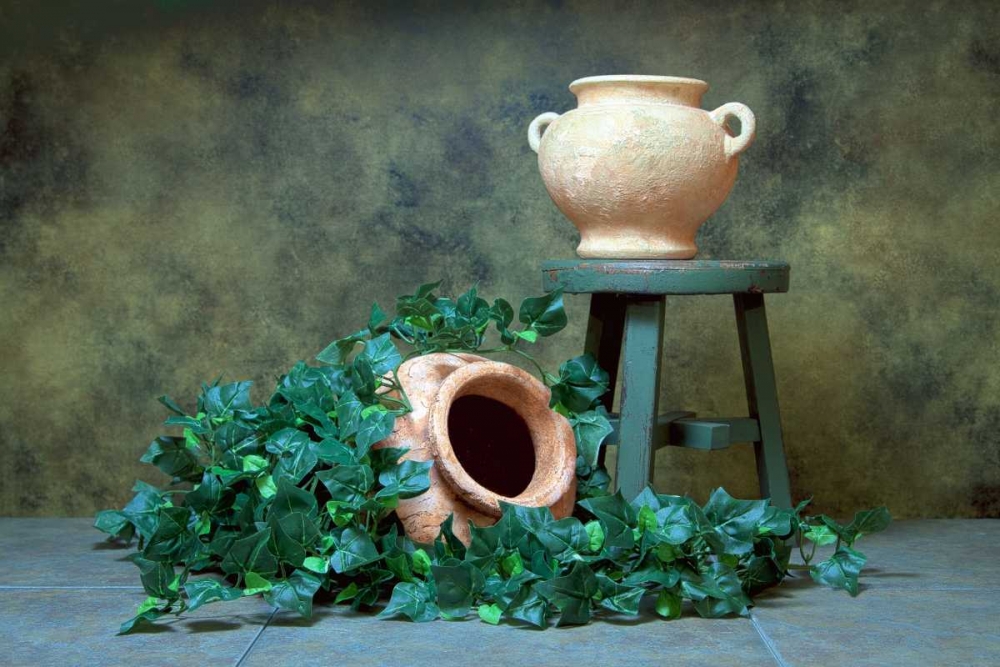 Wall Art Painting id:2595, Name: Pottery with Ivy I, Artist: McNemar, C. Thomas