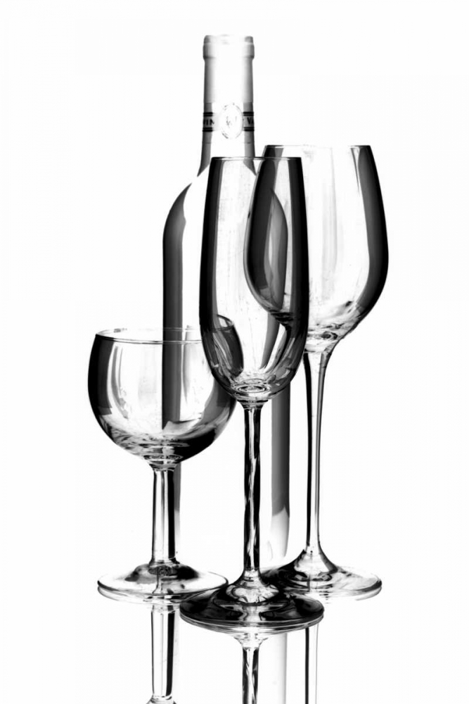 Wall art: Wine Reflections IV, by McNemar, C. Thomas