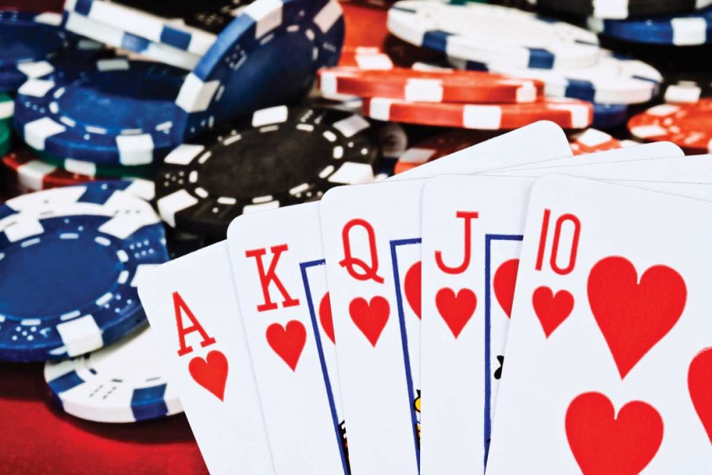 Wall art: Poker Hand II, by McNemar, C. Thomas