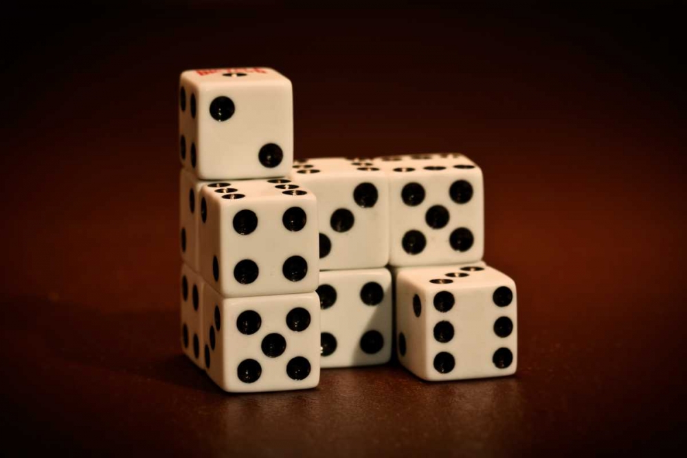 Wall art: Dice Cubes I, by McNemar, C. Thomas