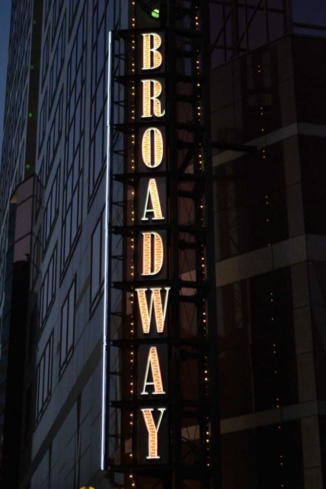 Art Print: Broadway Sign