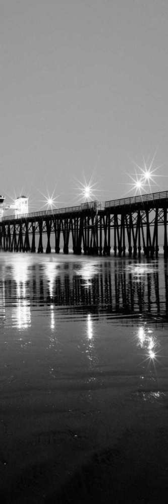 Art Print: Pier Night Panel I