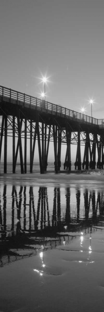 Art Print: Pier Night Panel II