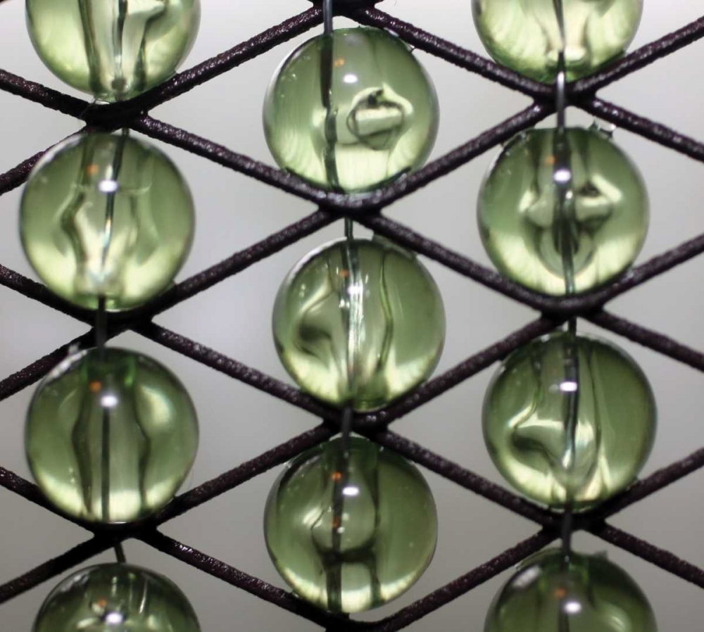 Wall Art Painting id:2999, Name: Green Beads, Artist: Putman, Tammy