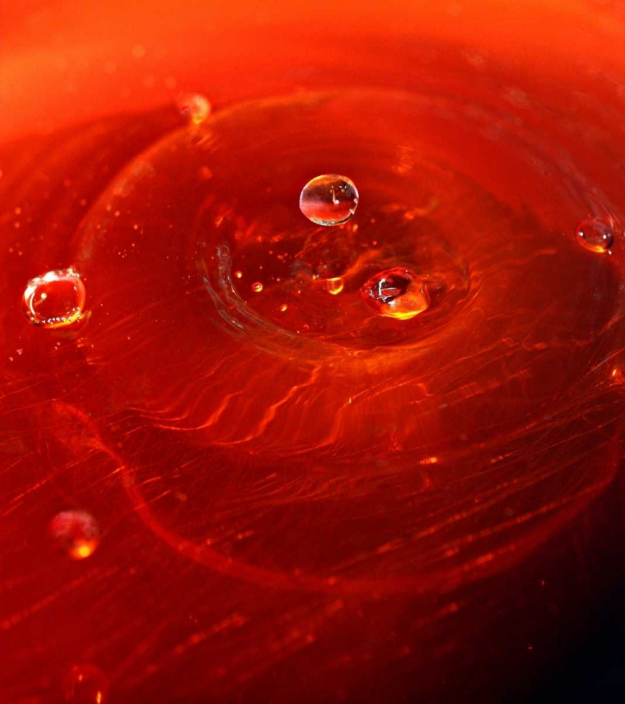 Art Print: Red Drink Drop I