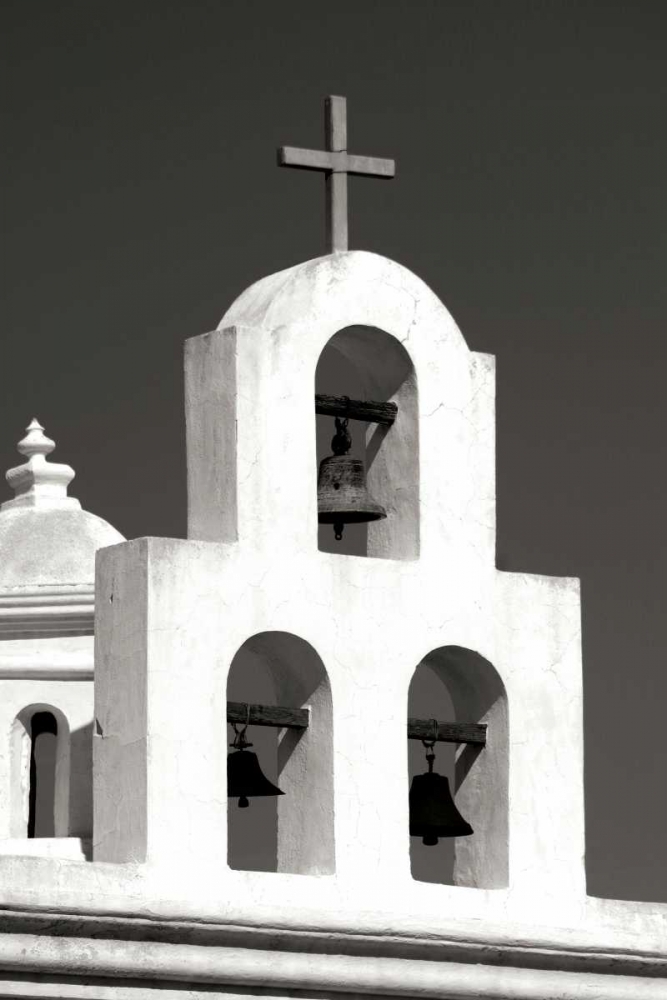 Art Print: Mission Bells I BW