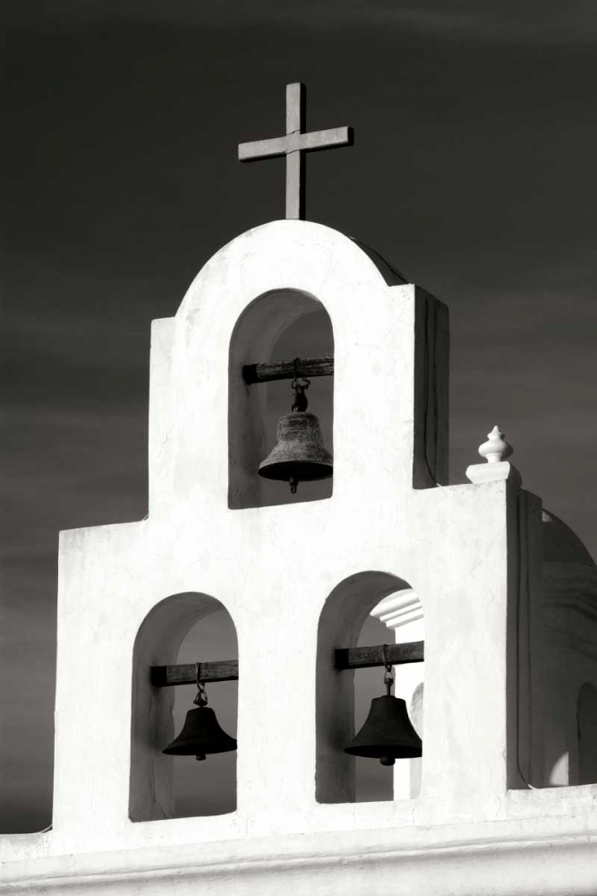 Art Print: Mission Bells II BW