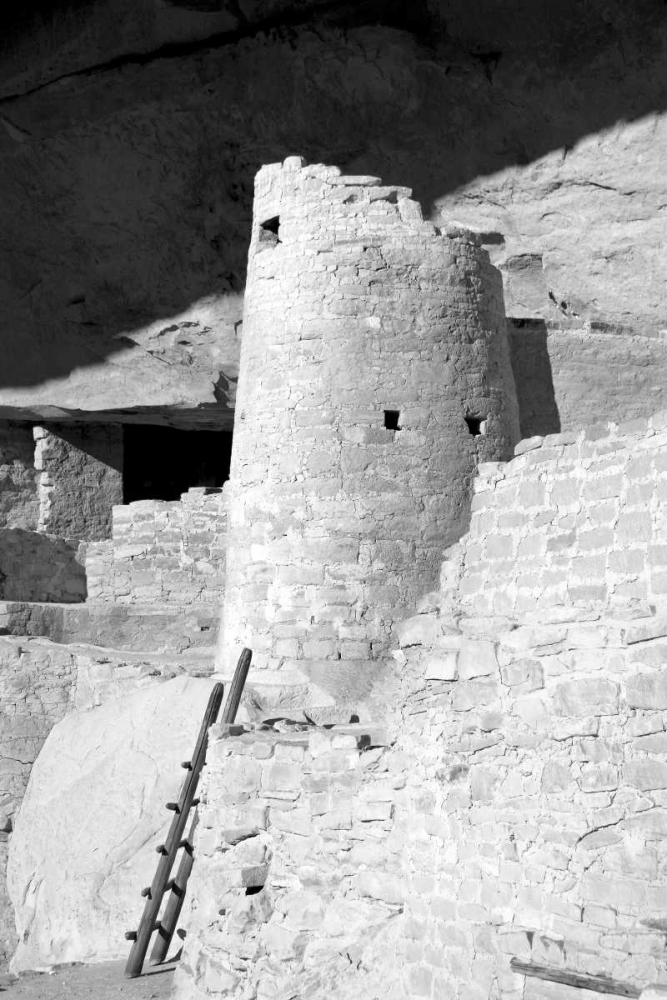 Art Print: Cliff Palace Detail II BW