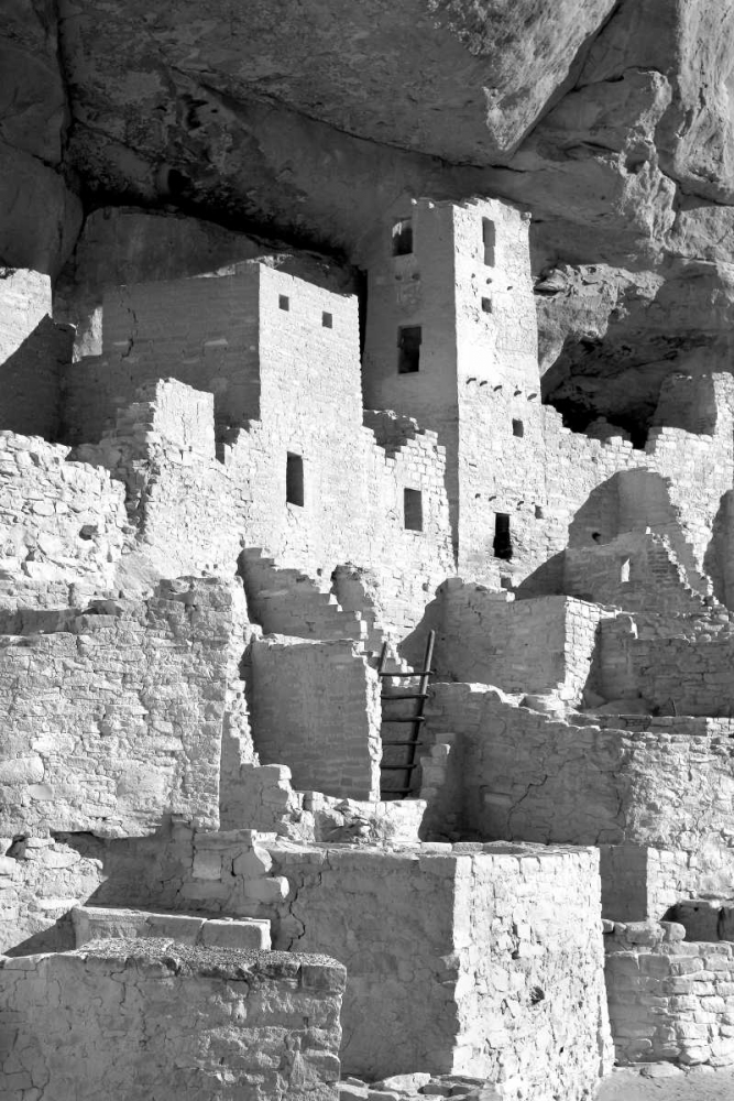 Art Print: Cliff Palace Detail IV BW