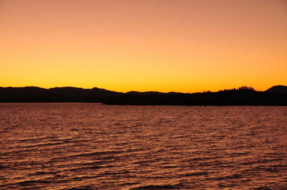 Art Print: Water Sky Orange