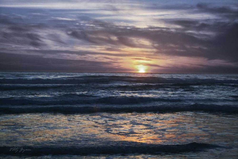 Art Print: Purple Sunset