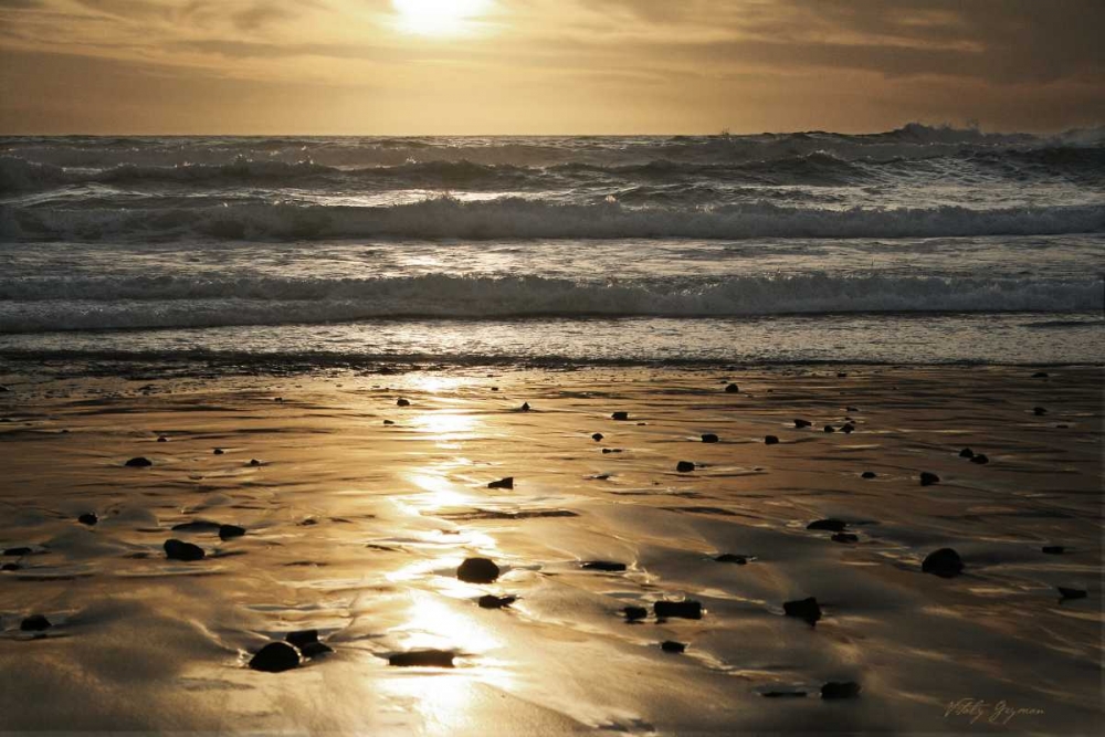 Art Print: Golden Sunset