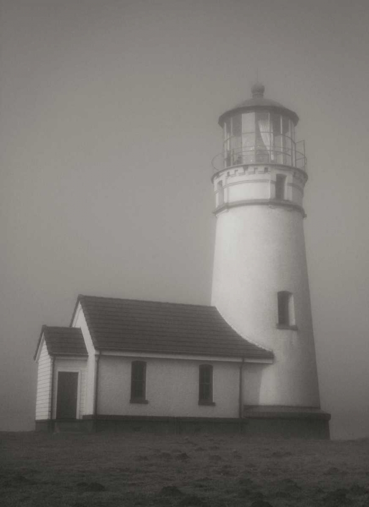 Art Print: Misty Lighthouse II
