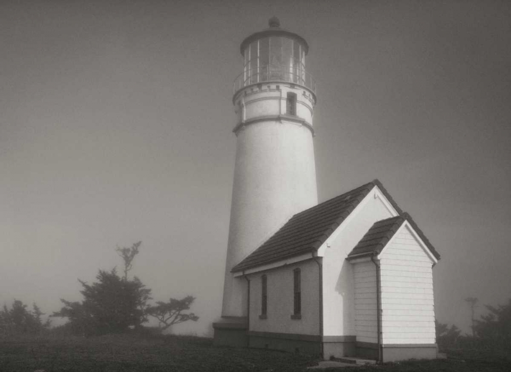 Art Print: Misty Lighthouse III