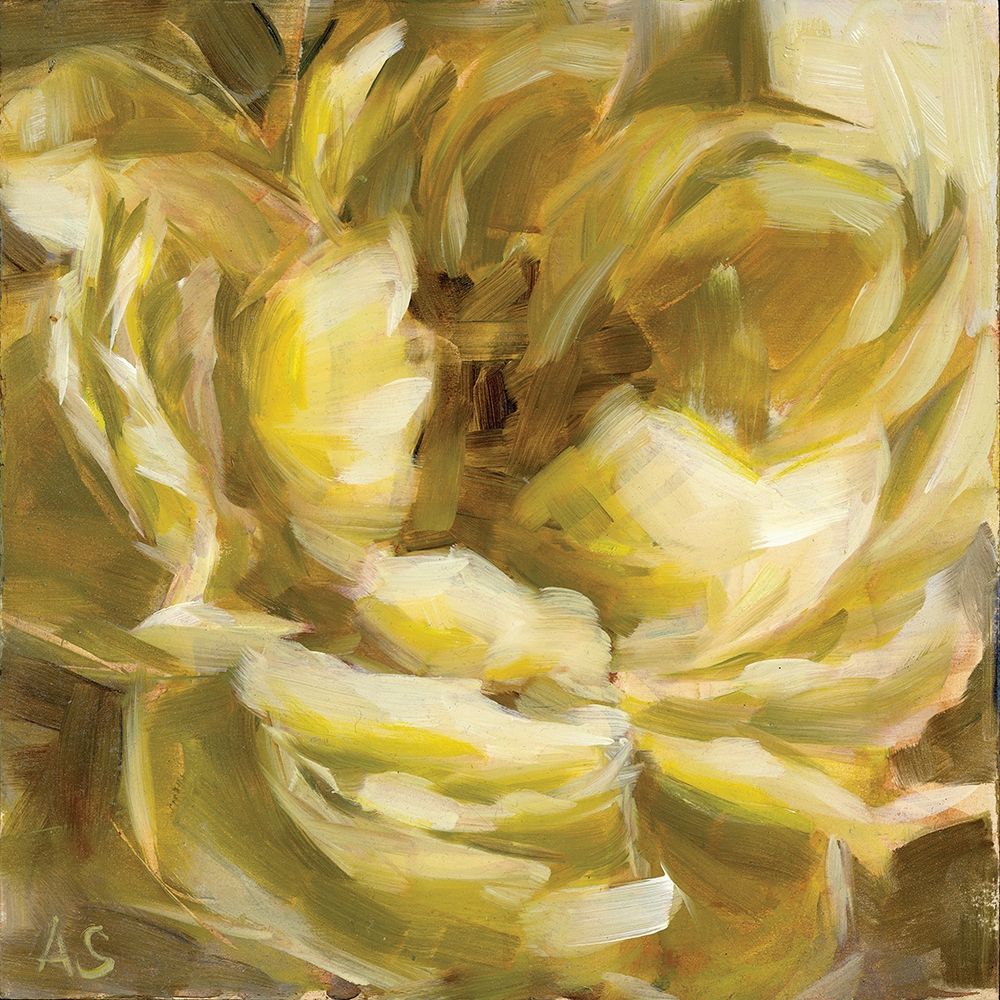 Wall Art Painting id:219646, Name: Yellow Peony, Artist: Salness, Annie
