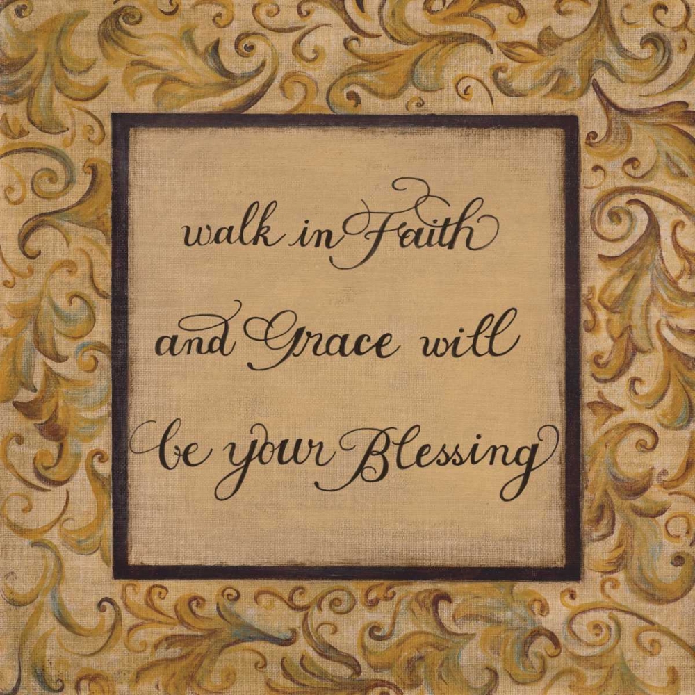 Wall Art Painting id:6524, Name: Walk in Faith, Artist: Smith, Pamela