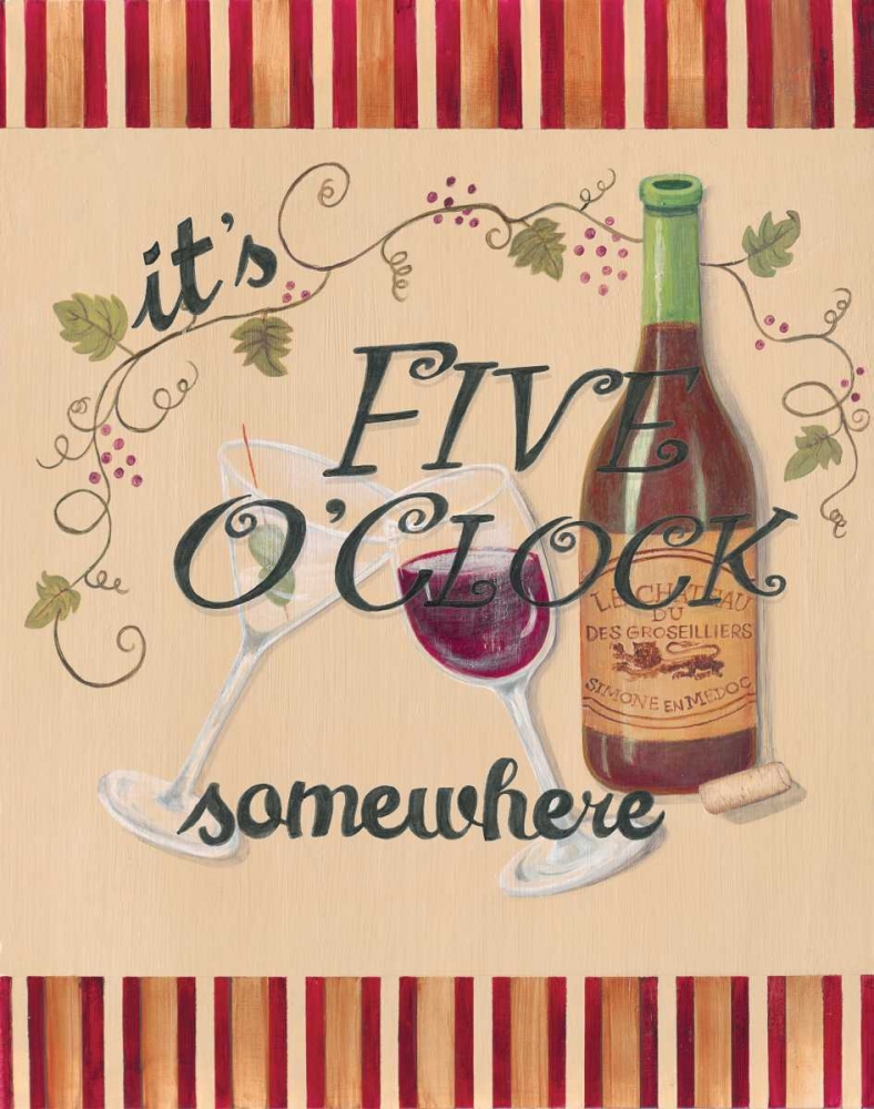 Wall Art Painting id:6529, Name: Happy Hour II, Artist: Smith, Pamela