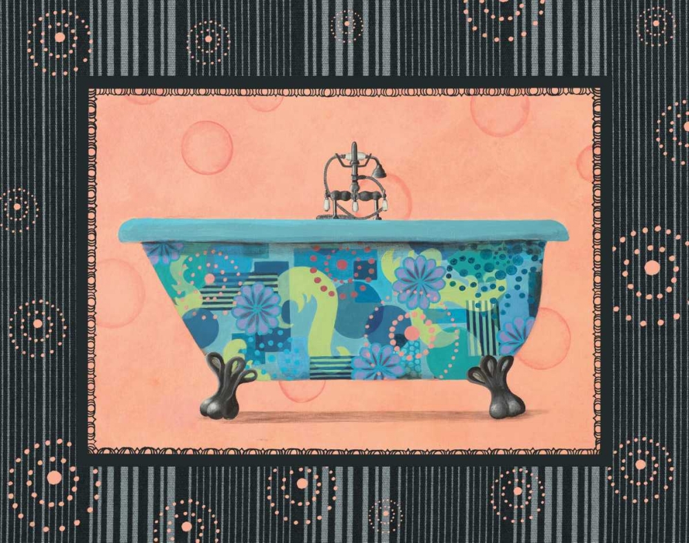 Wall art: Retro Tub II, by Smith, Pamela
