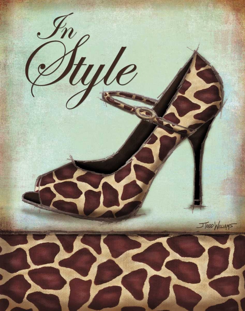 Art Print: Giraffe Shoe