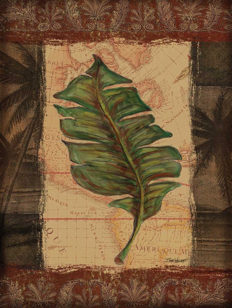 Art Print: Tropical Leaf I