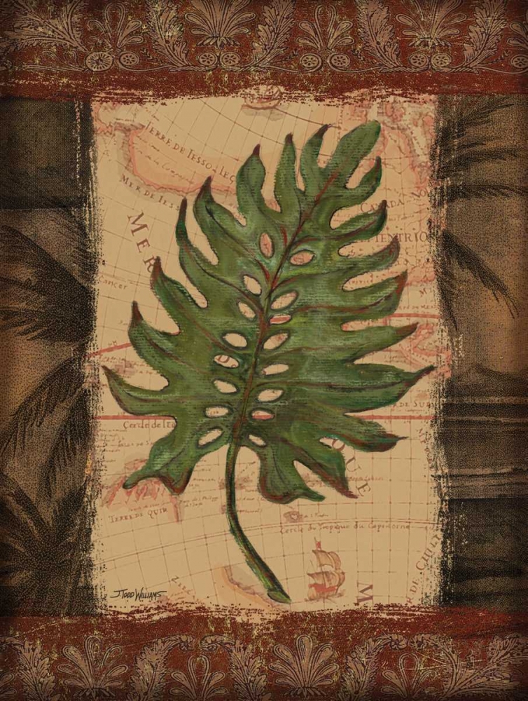 Art Print: Tropical Leaf II