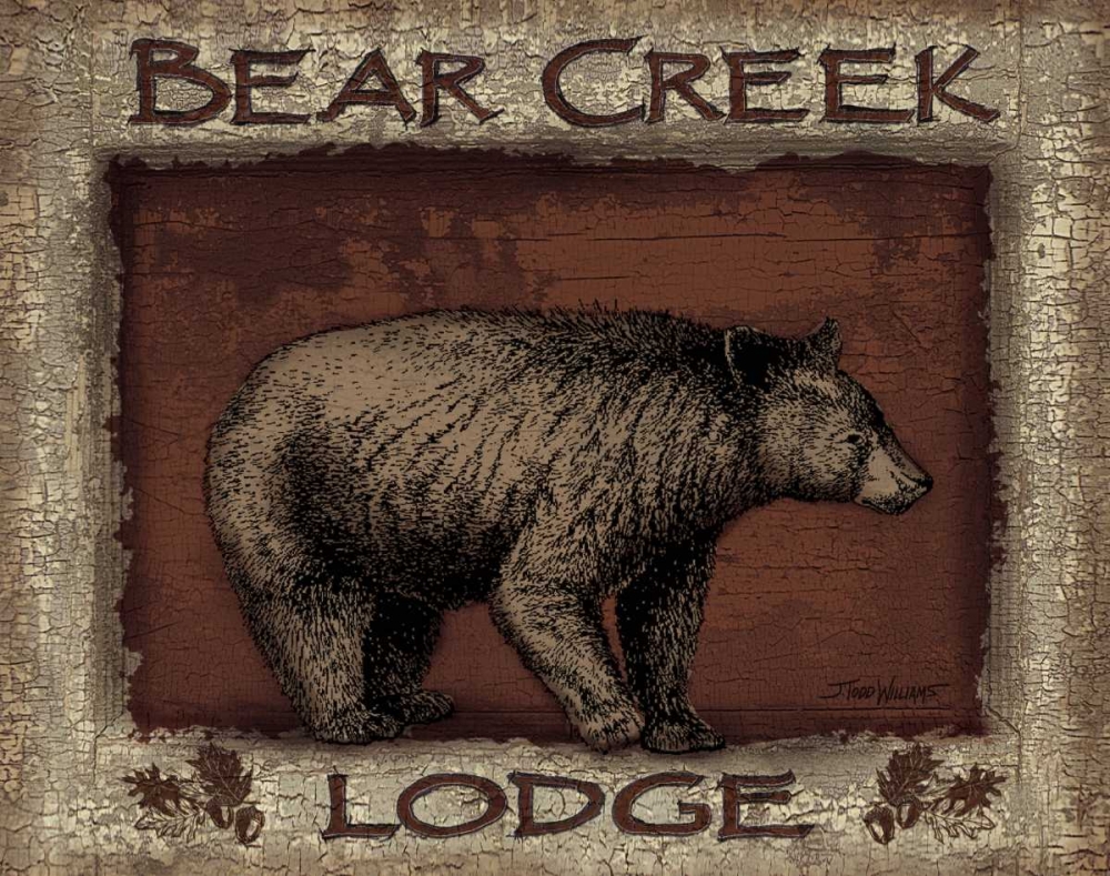 Wall art: Bear Creek, by Williams, Todd
