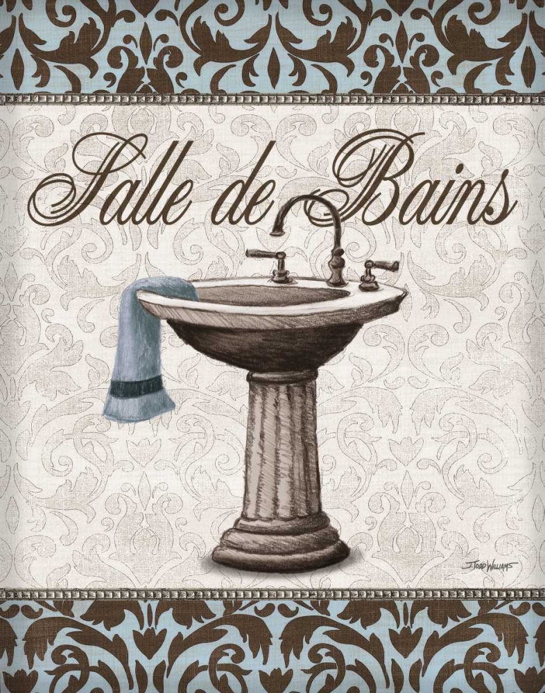 Wall Art Painting id:64534, Name: Vintage Sink, Artist: Williams, Todd