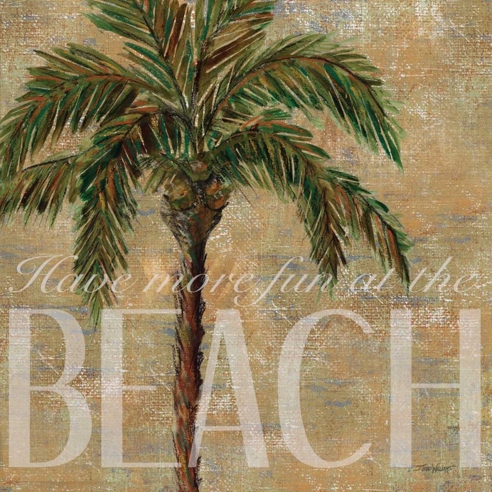 Art Print: Beach Palm