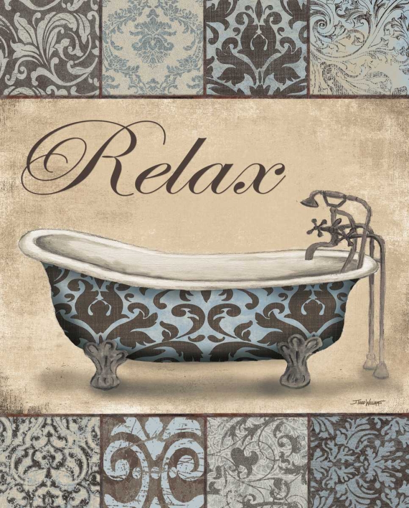 Wall art: Relax Bath, by Williams, Todd