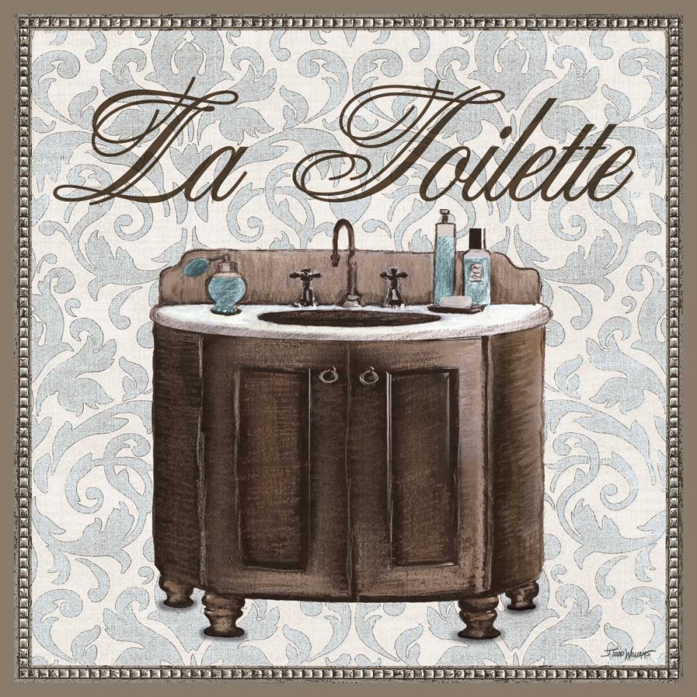 Wall art: La Toilette Sqaure, by Williams, Todd
