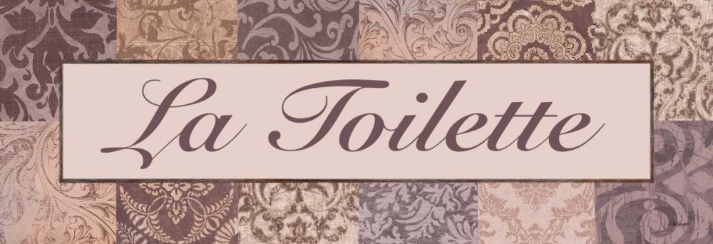 Wall art: La Toilette Purple, by Williams, Todd