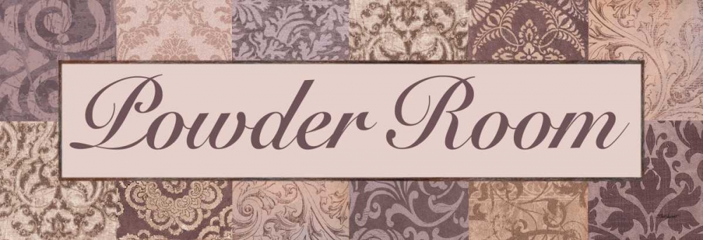 Wall art: Powder Room Purple, by Williams, Todd