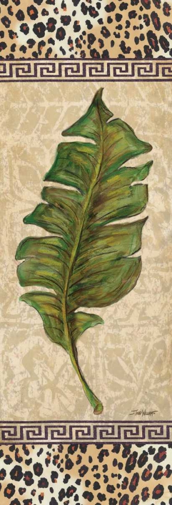 Art Print: Leopard Palm Leaf I