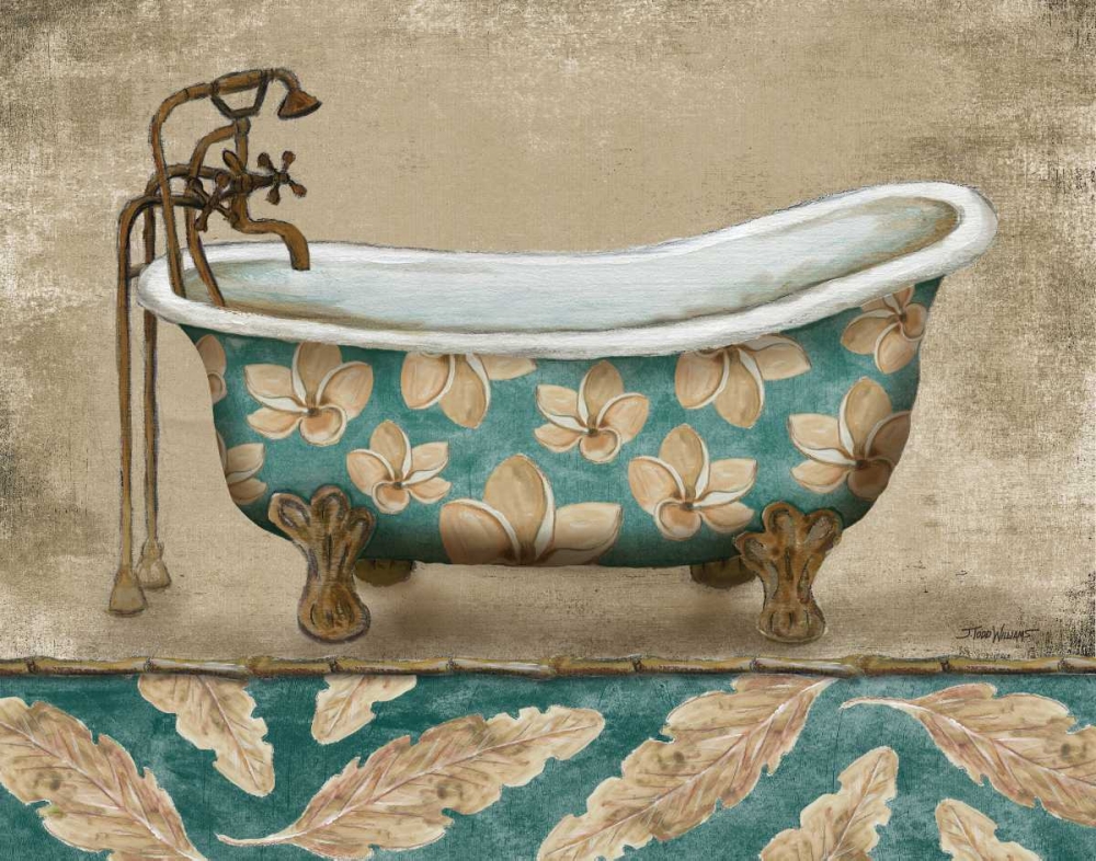 Art Print: Tropical Bathtub II