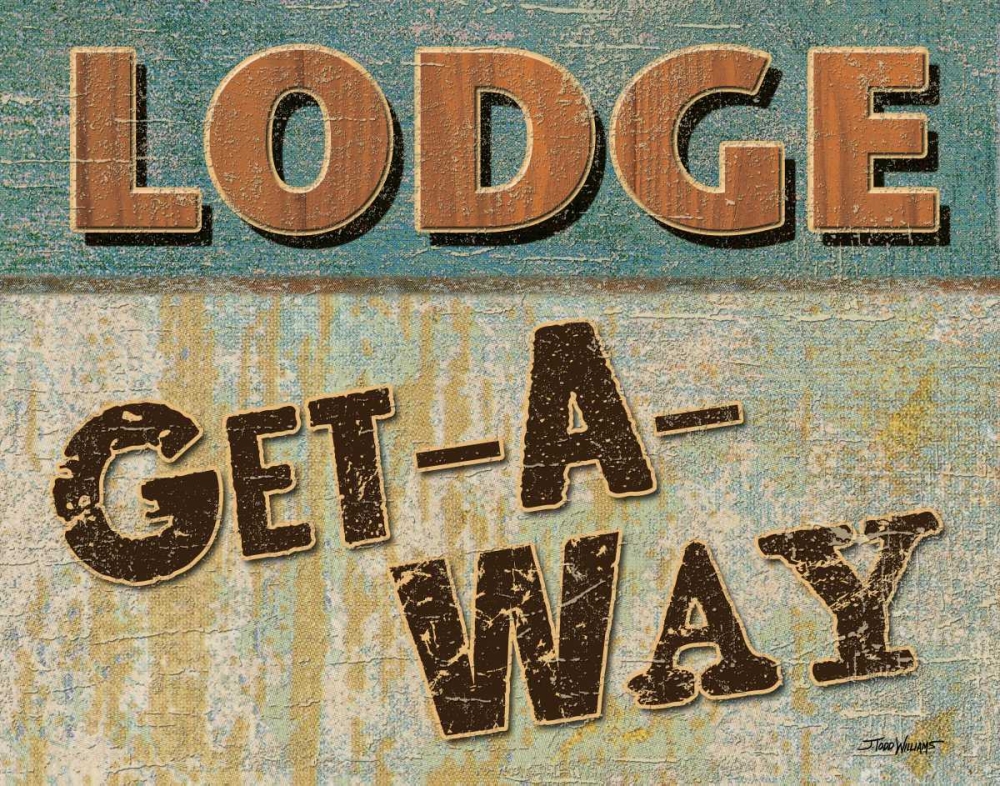 Art Print: Lodge Get Away