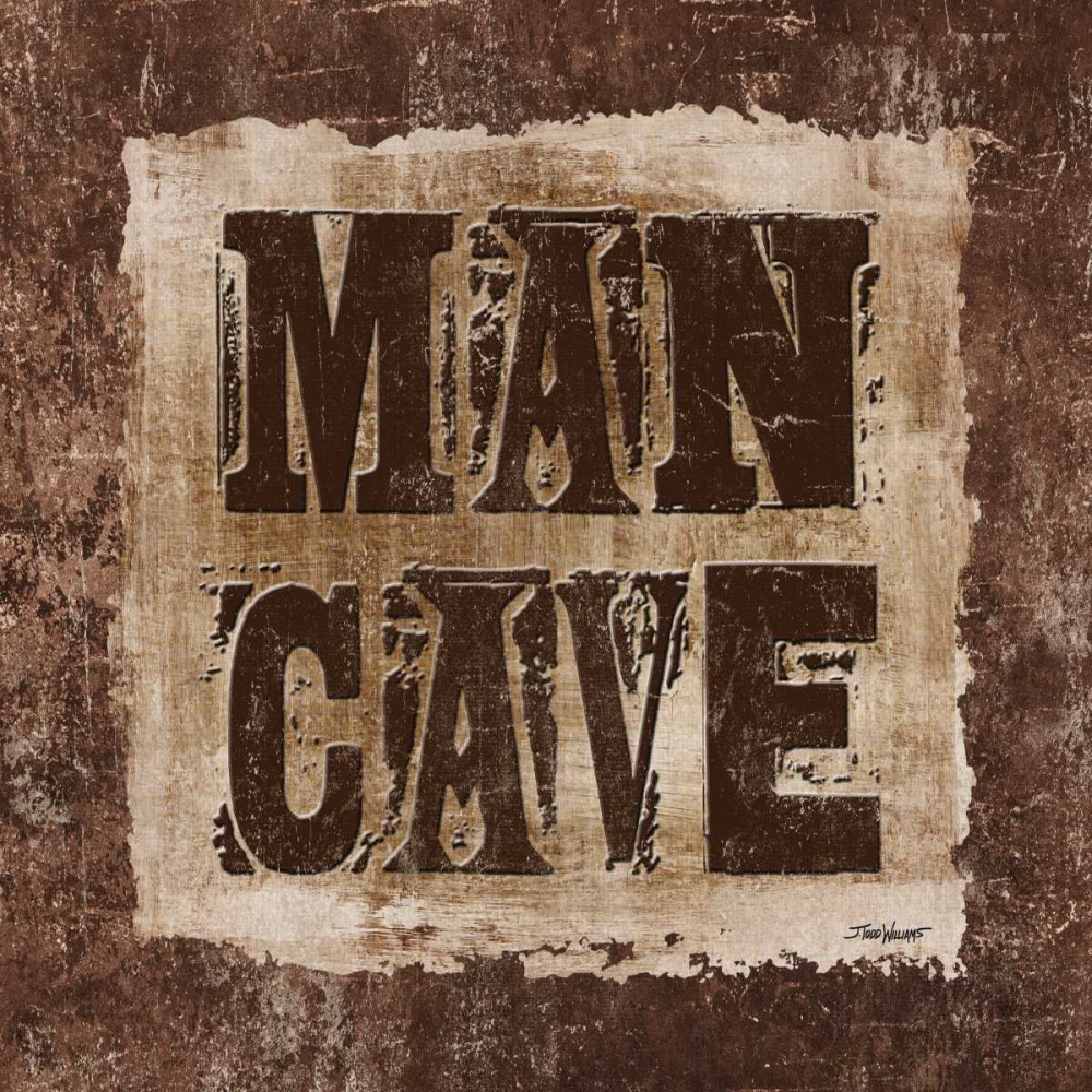 Art Print: ManCave Lodge Sq