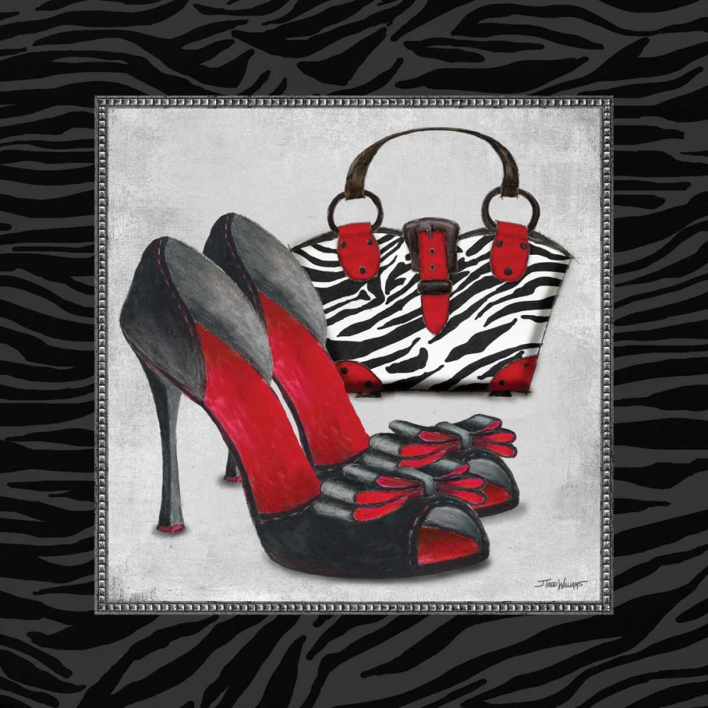 Art Print: Zebra Fashion I